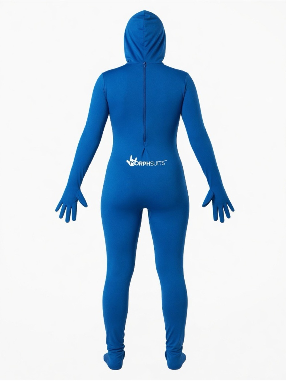 Kids Blue Hooded Full-Body Costume
